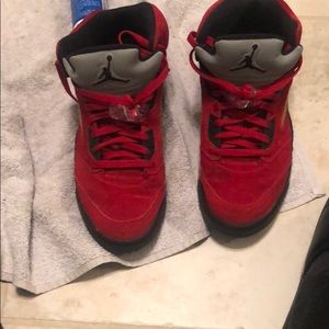 Jordan 5 Retro Red suede